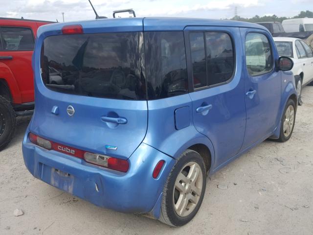 JN8AZ2KR0ET352202 - 2014 NISSAN CUBE S BLUE photo 4