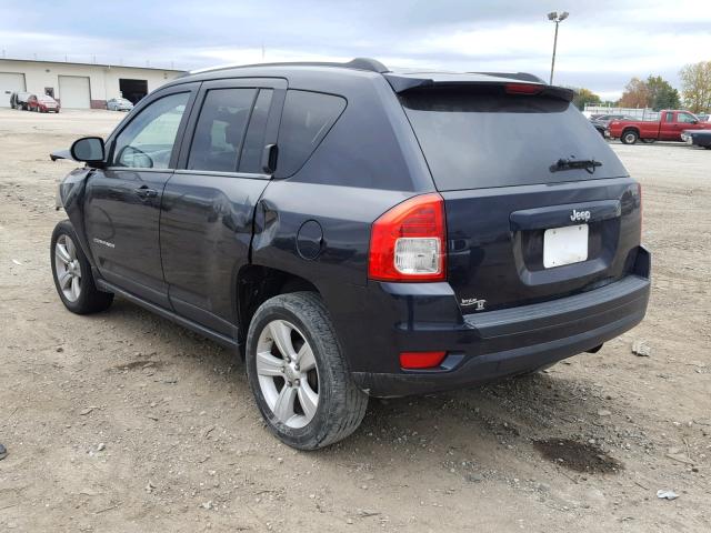 1J4NT1FB6BD165746 - 2011 JEEP COMPASS SP BLUE photo 3