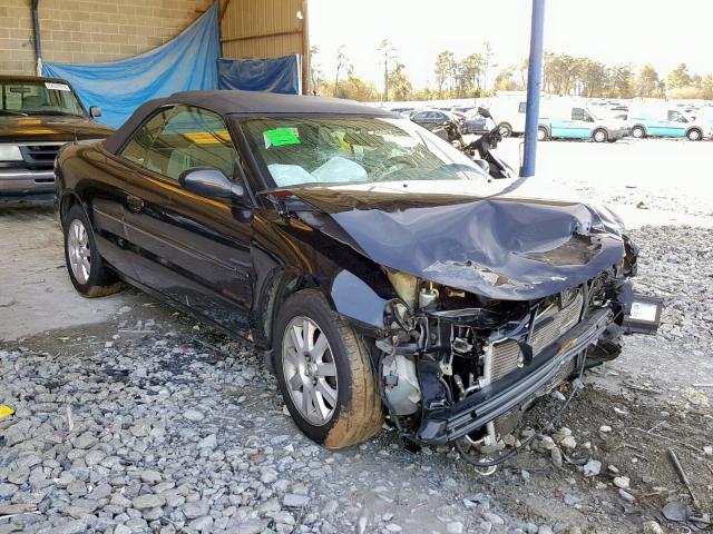 1C3EL75T93N523988 - 2003 CHRYSLER SEBRING GT BLACK photo 1