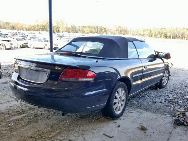 1C3EL75T93N523988 - 2003 CHRYSLER SEBRING GT BLACK photo 4