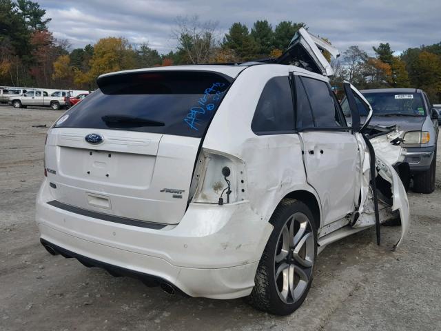 2FMDK4AKXDBC20118 - 2013 FORD EDGE SPORT WHITE photo 4