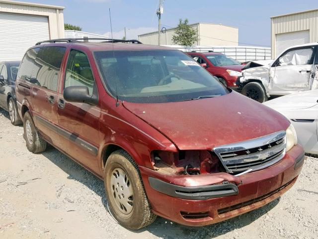 1GNDX03E02D114393 - 2002 CHEVROLET VENTURE BURGUNDY photo 1