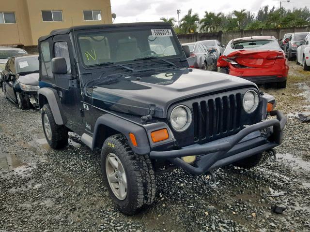 1J4FA39S35P332021 - 2005 JEEP WRANGLER X BLACK photo 1