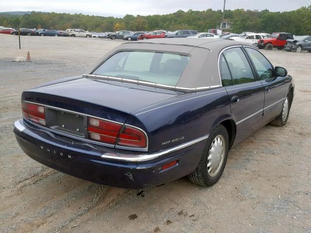 1G4CW52K3X4626227 - 1999 BUICK PARK AVENU BLUE photo 4