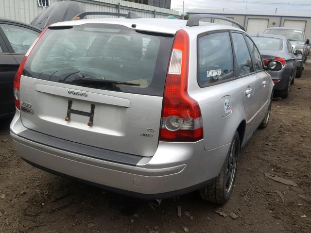 YV1MJ682772311408 - 2007 VOLVO V50 T5 SILVER photo 4