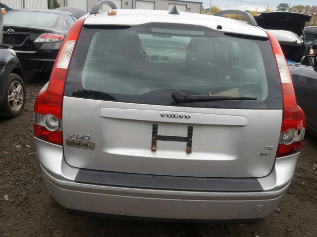 YV1MJ682772311408 - 2007 VOLVO V50 T5 SILVER photo 9