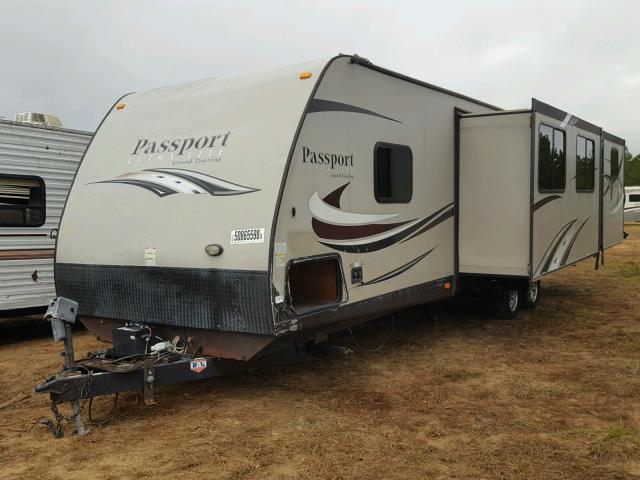 4YDT33221FT413991 - 2015 KEYSTONE PASSPORT BEIGE photo 2