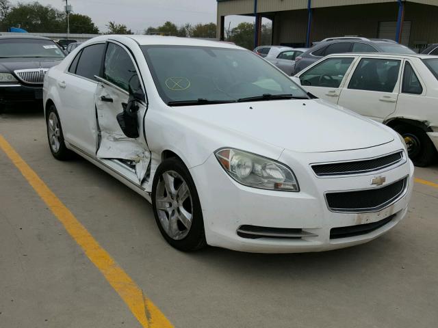 1G1ZC5EB2A4106541 - 2010 CHEVROLET MALIBU 1LT WHITE photo 1