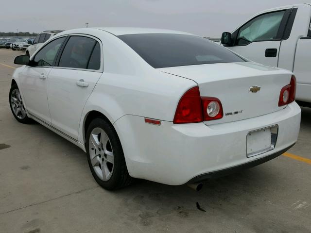 1G1ZC5EB2A4106541 - 2010 CHEVROLET MALIBU 1LT WHITE photo 3