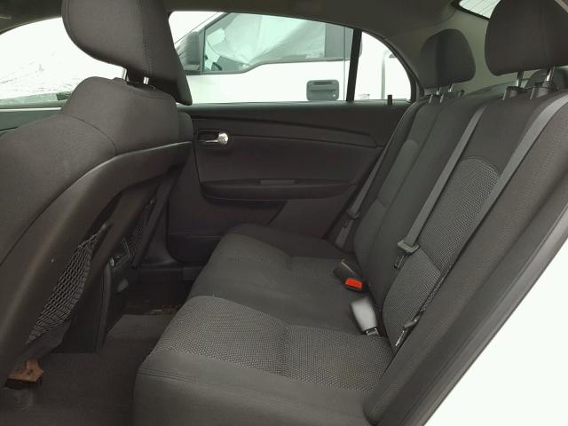 1G1ZC5EB2A4106541 - 2010 CHEVROLET MALIBU 1LT WHITE photo 6