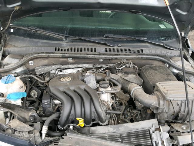 3VW2K7AJ9EM327629 - 2014 VOLKSWAGEN JETTA BASE Մոխրագույն լուսանկար 7