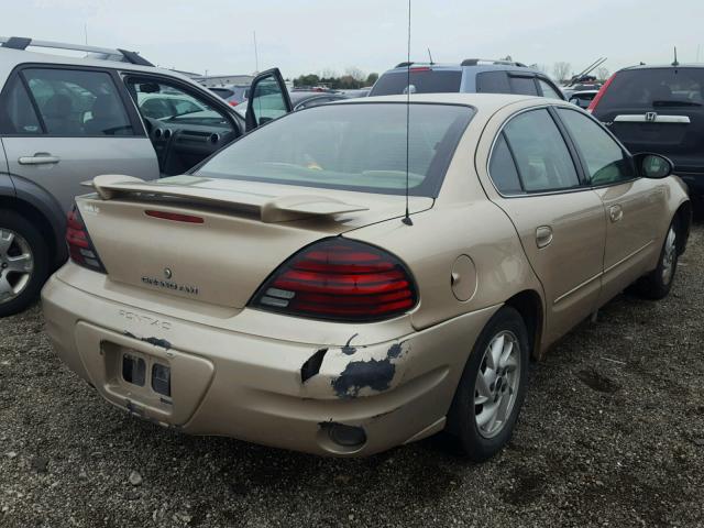 1G2NF52E93C146219 - 2003 PONTIAC GRAND AM S GOLD photo 4