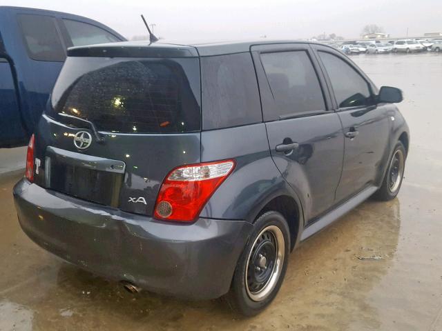 JTKKT624160158917 - 2006 TOYOTA SCION XA GRAY photo 4