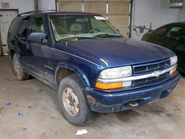 1GNDT13W3X2163200 - 1999 CHEVROLET BLAZER BLUE photo 1