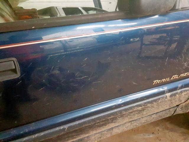 1GNDT13W3X2163200 - 1999 CHEVROLET BLAZER BLUE photo 9