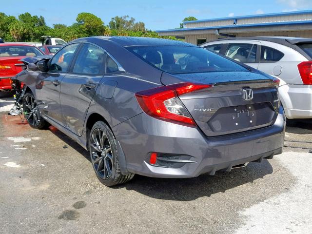 19XFC2F8XKE002312 - 2019 HONDA CIVIC SPOR GRAY photo 3