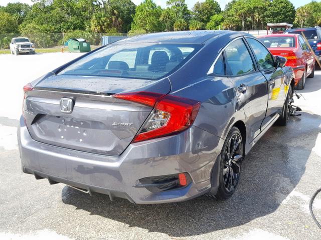 19XFC2F8XKE002312 - 2019 HONDA CIVIC SPOR GRAY photo 4