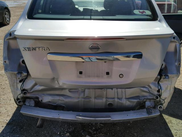 3N1AB6AP4BL671418 - 2011 NISSAN SENTRA 2.0 SILVER photo 9