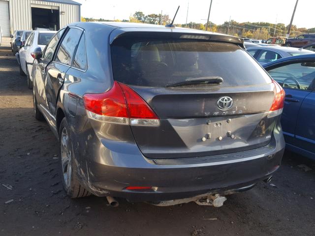 4T3BK11A59U007969 - 2009 TOYOTA VENZA BASE GRAY photo 3