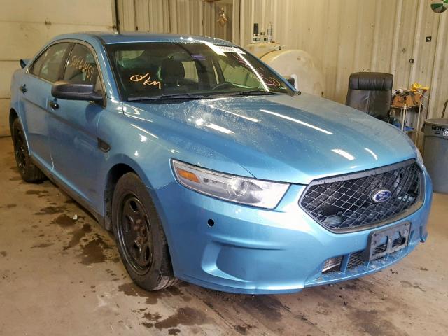 1FAHP2M89DG134745 - 2013 FORD TAURUS POL BLUE photo 1