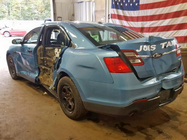 1FAHP2M89DG134745 - 2013 FORD TAURUS POL BLUE photo 3