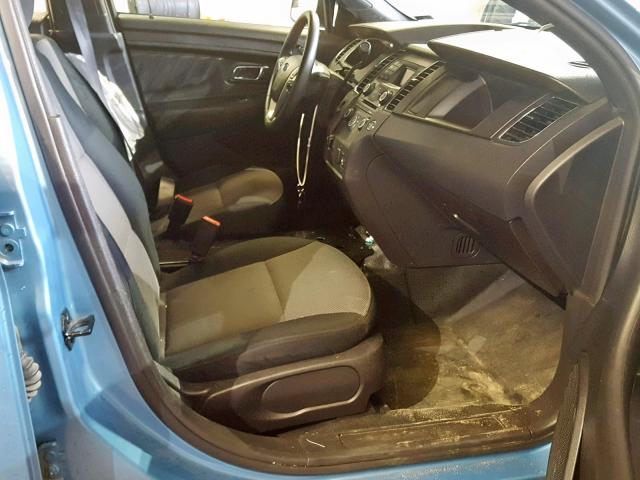 1FAHP2M89DG134745 - 2013 FORD TAURUS POL BLUE photo 5