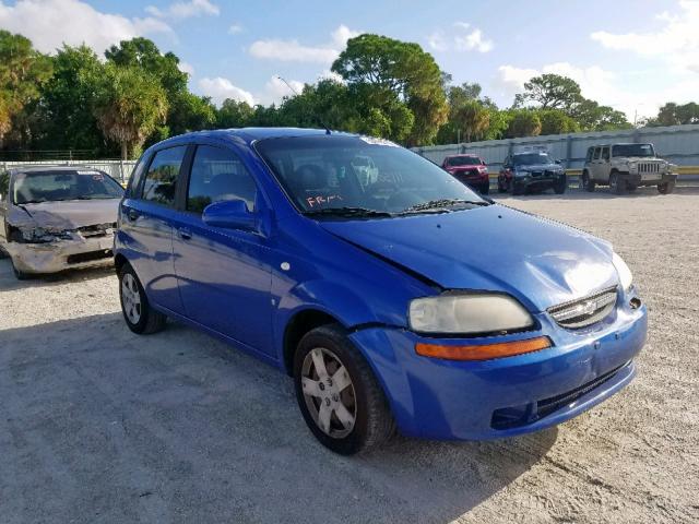 KL1TD66638B189217 - 2008 CHEVROLET AVEO BASE Mavi foto 1