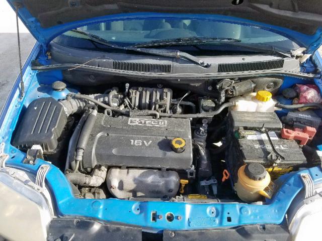 KL1TD66638B189217 - 2008 CHEVROLET AVEO BASE Mavi foto 7