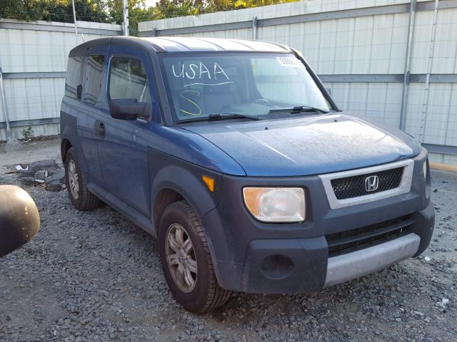 5J6YH18666L009975 - 2006 HONDA ELEMENT EX BLUE photo 1