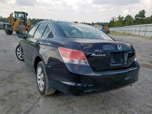 1HGCP26879A013144 - 2009 HONDA ACCORD EXL BLACK photo 3