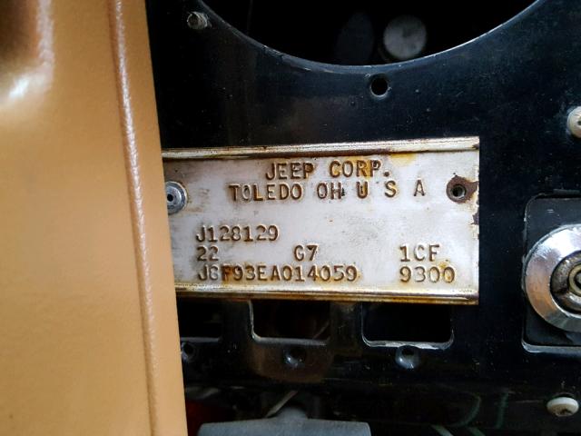 J8F93EA014059 - 1978 JEEP CJ RED photo 10