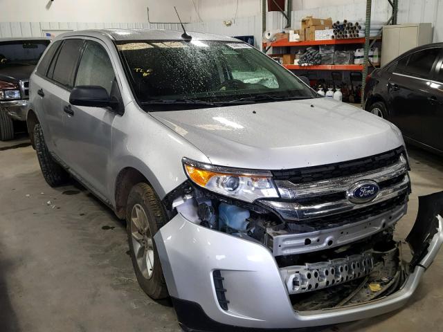 2FMDK3GC6EBB64268 - 2014 FORD EDGE SE SILVER photo 1