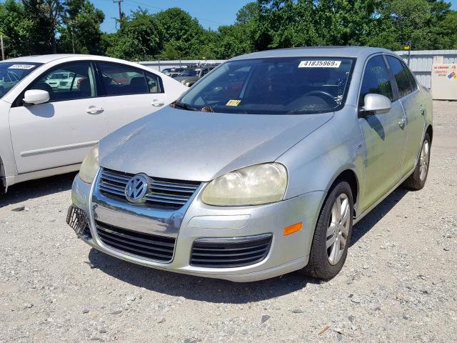 3VWCT71K76M058316 - 2006 VOLKSWAGEN JETTA TDI SILVER photo 2