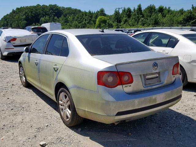 3VWCT71K76M058316 - 2006 VOLKSWAGEN JETTA TDI SILVER photo 3