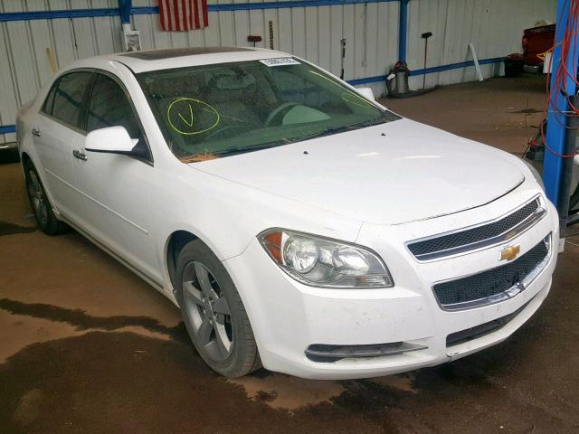 1G1ZC5E02CF141537 - 2012 CHEVROLET MALIBU 1LT WHITE photo 1