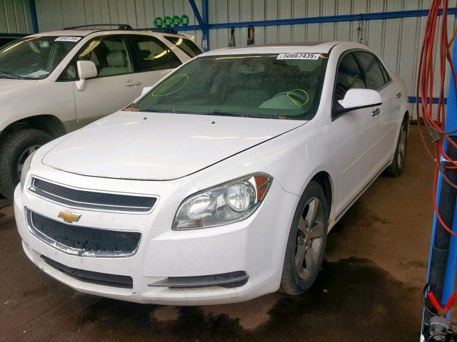 1G1ZC5E02CF141537 - 2012 CHEVROLET MALIBU 1LT WHITE photo 2