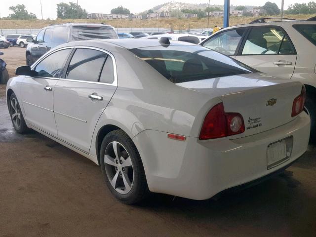 1G1ZC5E02CF141537 - 2012 CHEVROLET MALIBU 1LT WHITE photo 3