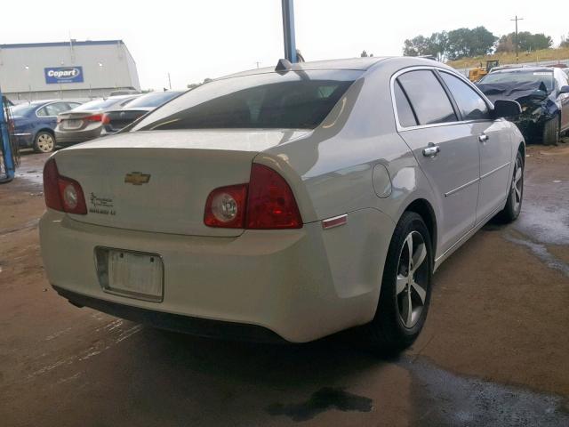 1G1ZC5E02CF141537 - 2012 CHEVROLET MALIBU 1LT WHITE photo 4