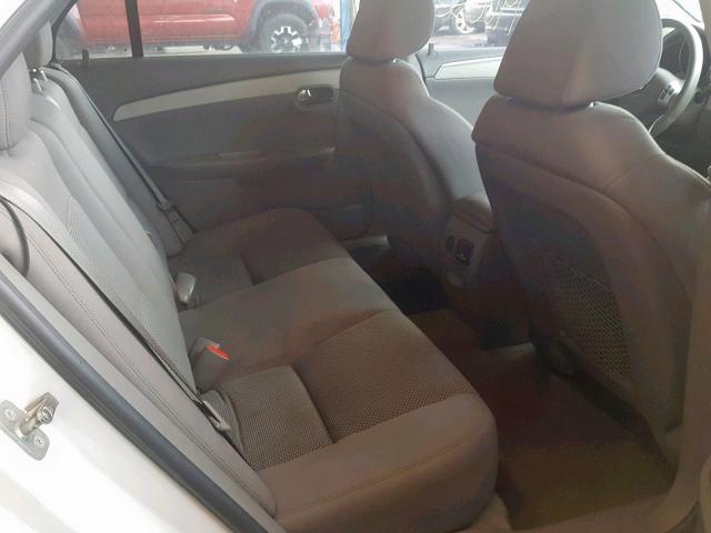 1G1ZC5E02CF141537 - 2012 CHEVROLET MALIBU 1LT WHITE photo 6