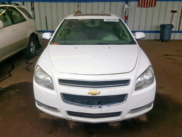 1G1ZC5E02CF141537 - 2012 CHEVROLET MALIBU 1LT WHITE photo 9
