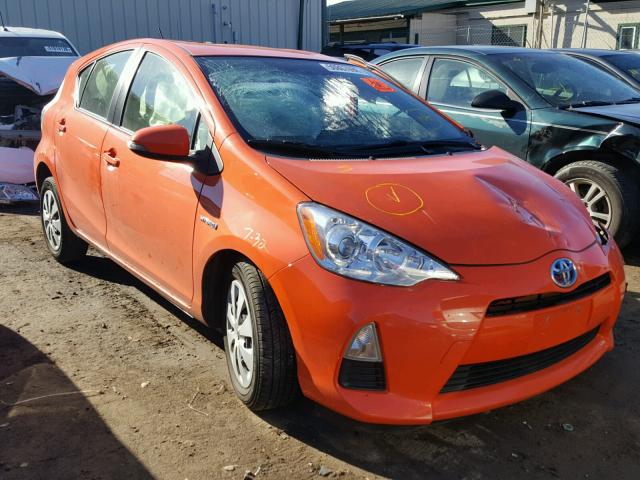 JTDKDTB30C1014050 - 2012 TOYOTA PRIUS C ORANGE photo 1