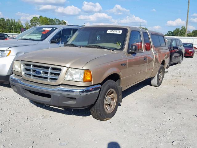 1FTYR14U62PA31016 - 2002 FORD RANGER SUP GOLD photo 2