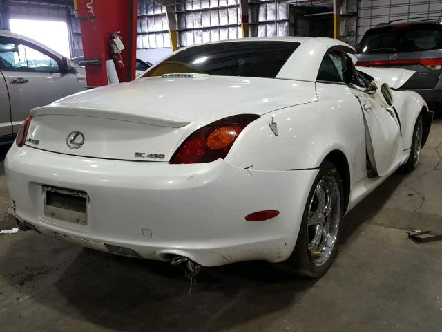 JTHFN48Y420016233 - 2002 LEXUS SC 430 WHITE photo 4