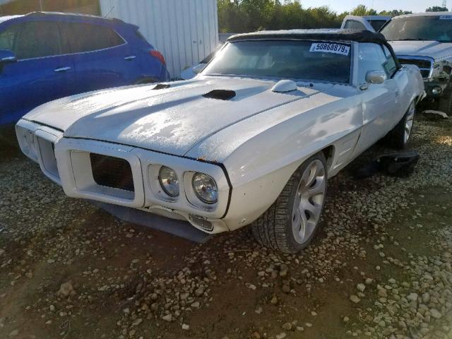 233679U101067 - 1969 PONTIAC FIREBIRD WHITE photo 2