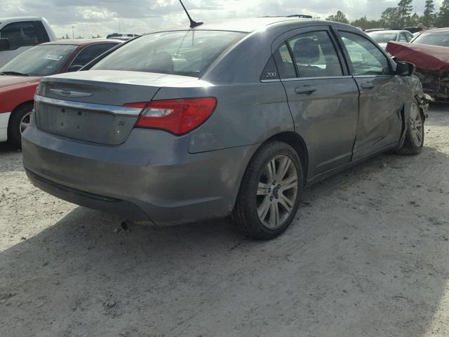 1C3CCBBBXDN629812 - 2013 CHRYSLER 200 TOURIN GRAY photo 4