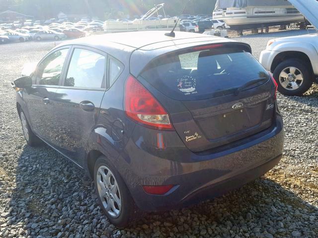 3FADP4EJ5DM202315 - 2013 FORD FIESTA SE GRAY photo 3