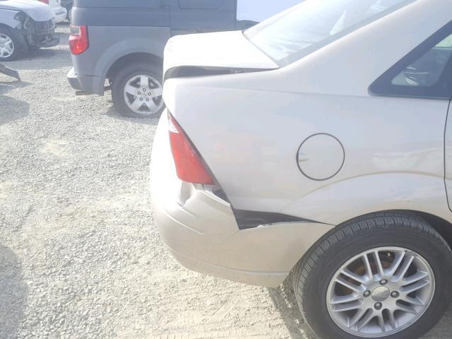 1FAFP34N16W126327 - 2006 FORD FOCUS ZX4 TAN photo 9