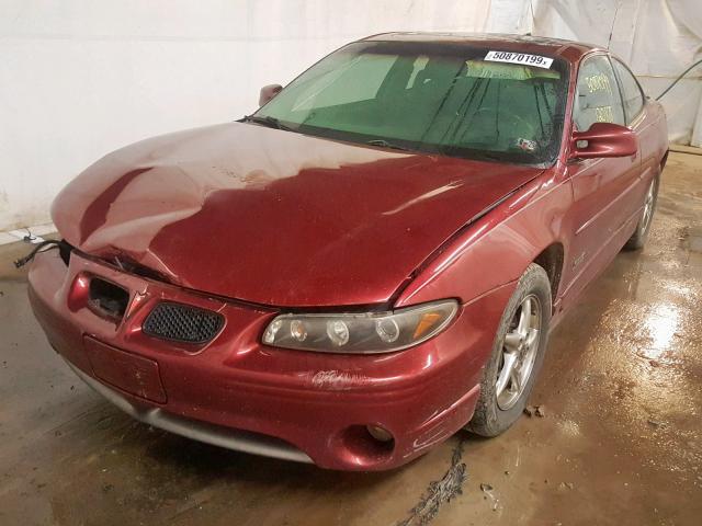 1G2WR12102F161884 - 2002 PONTIAC GRAND PRIX Կարմիր լուսանկար 2