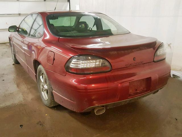 1G2WR12102F161884 - 2002 PONTIAC GRAND PRIX Կարմիր լուսանկար 3