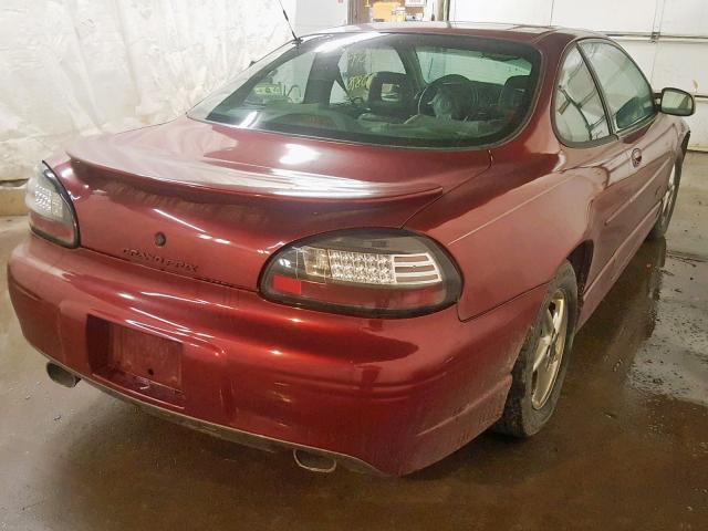 1G2WR12102F161884 - 2002 PONTIAC GRAND PRIX Կարմիր լուսանկար 4